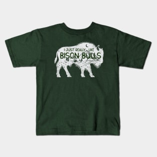 i just really like bison bulls ok Kids T-Shirt